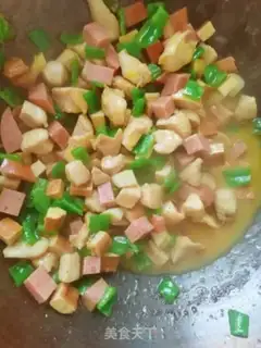 Make Scrambled chicken step 9