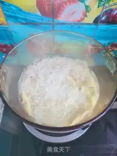 Make Egg dumpling noodles step 6