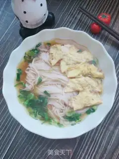 Make Egg dumpling noodles step 7