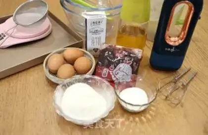 Make Red bean sari roll step 0
