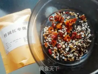 Make Red-tree porridge step 1