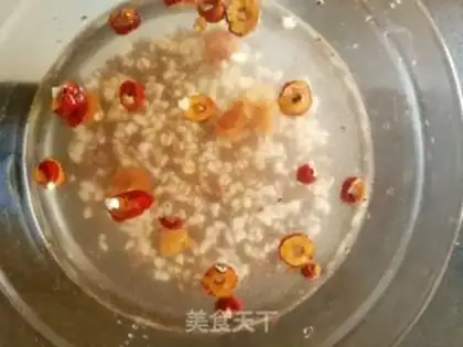 Make Red-tree porridge step 2