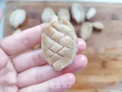 Make Abalone little potato shrimp ball step 3