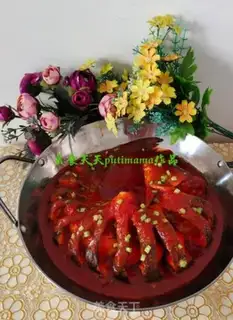 Make Creative tomato redfish step 9