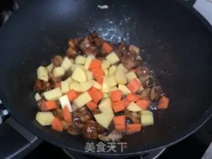 Make Five bouquets of potatoes step 2
