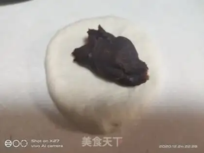 Make Bean roll bread step 10