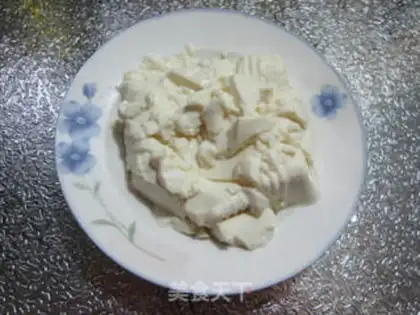 Make Frozen mushroom tofu step 1