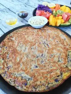 Make Pyramid veggie pie step 16