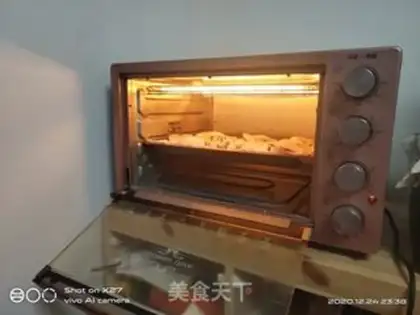 Make Bean roll bread step 19