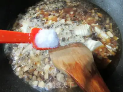 Make Frozen mushroom tofu step 9