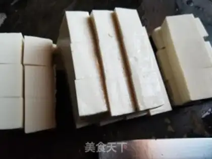 Make Duck blood tofu step 2