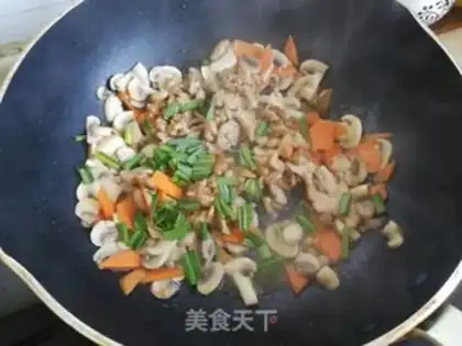 Make Mushroom fried meat step 4