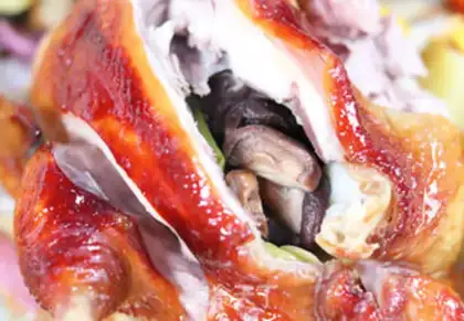 Make A home-based roast chicken step 15
