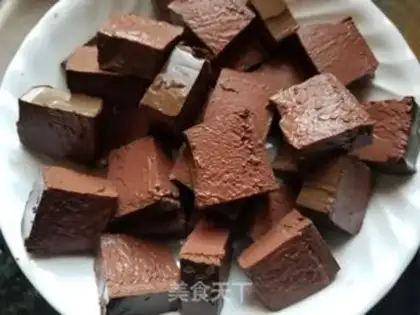 Make Duck blood tofu step 3