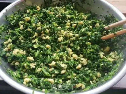 Make The egg dumplings step 4