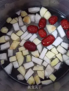 Make Apple pear porridge step 2