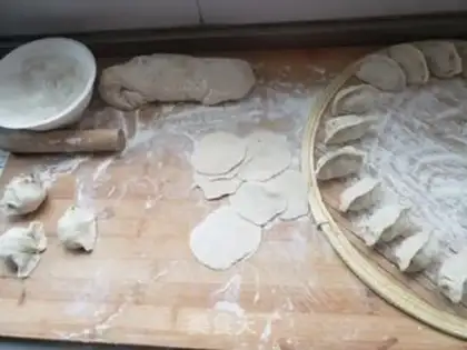 Make The egg dumplings step 7