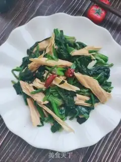 Make Scrambled spinach step 11