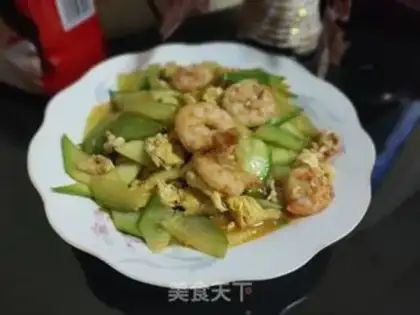 Make Shrimp fried eggs step 12