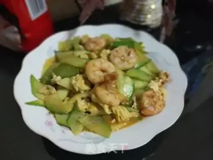 Make Shrimp fried eggs step 13