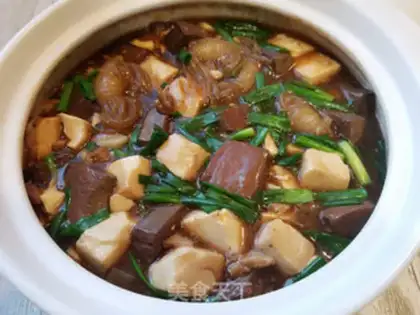 Make Duck blood tofu step 13