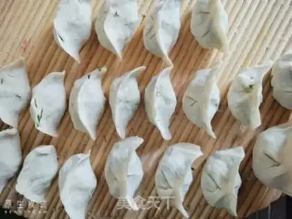 Make Spicy egg dumplings step 6