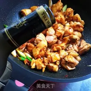 Make Spicy mushroom chicken line step 6