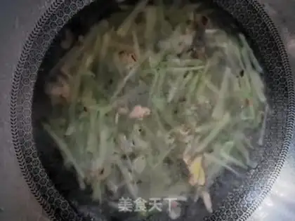 Make radish egg soup step 2