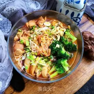 Make Spicy mushroom chicken line step 14