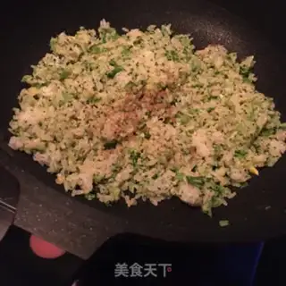 Make Little fresh egg fried rice step 6