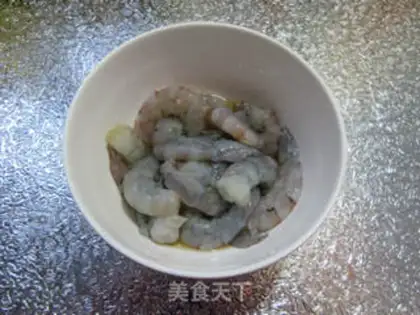 Make The ham, the shrimp, the bitter melon step 3