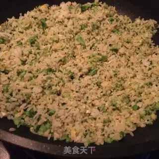 Make Little fresh egg fried rice step 7