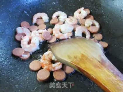 Make The ham, the shrimp, the bitter melon step 5