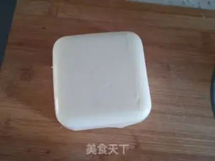 Make Cracker leather and fresh milk step 3