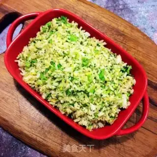 Make Little fresh egg fried rice step 9