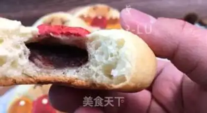 Make Japanese Red Bean Bread Man step 16