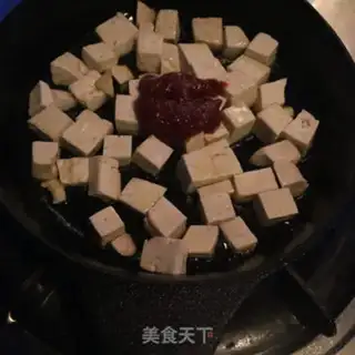 Make Korean chili tofu step 4