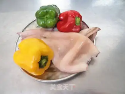 Make Pepper squid step 0