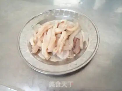 Make Pepper squid step 1