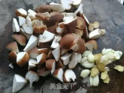 Make Tofu with mushrooms step 1