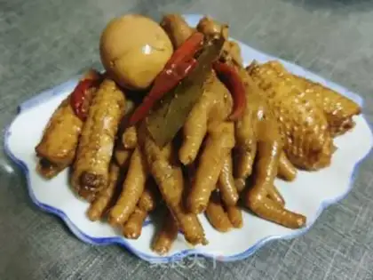 Make Spicy chicken wings, chicken claws step 22