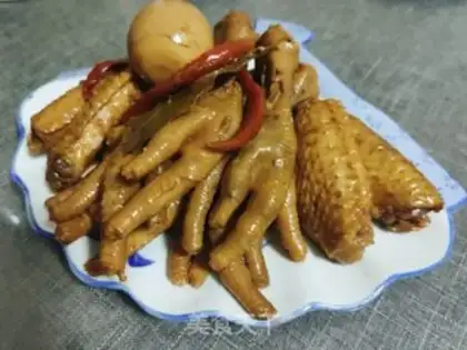 Make Spicy chicken wings, chicken claws step 24