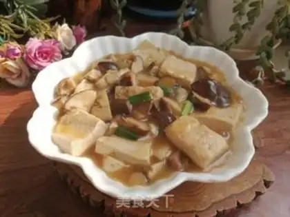 Make Tofu with mushrooms step 7