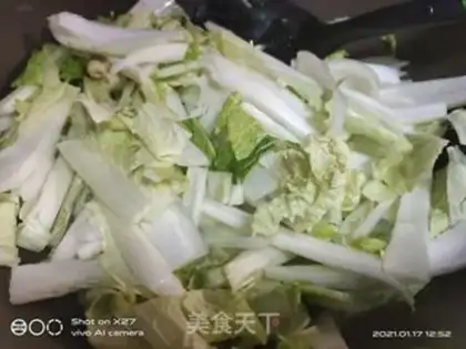 Make Bean-pealed cabbage step 3