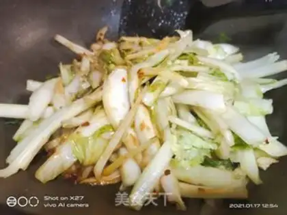 Make Bean-pealed cabbage step 6
