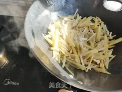 Make Puffed potatoes step 9