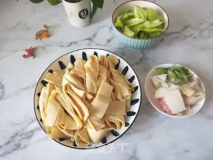 Make Spicy tofu step 1