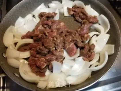 Make Onion beef step 5