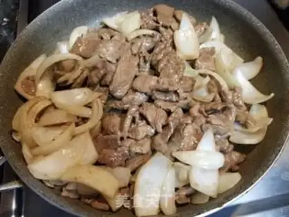 Make Onion beef step 6