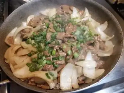 Make Onion beef step 7